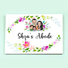Load image into Gallery viewer, Handpainted Customized Name Plate - Family of 5
