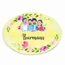 Load image into Gallery viewer, Handpainted Customized Name plate - Family  Name Plate - rangreli
