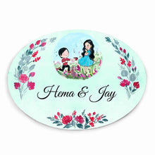 Load image into Gallery viewer, Handpainted Customized Name plate - Big  Family  Name Plate - rangreli
