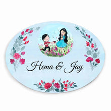 Load image into Gallery viewer, Handpainted Customized Name plate - Big  Family  Name Plate - rangreli
