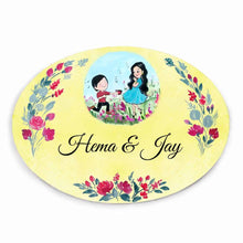 Load image into Gallery viewer, Handpainted Customized Name plate - Big  Family  Name Plate - rangreli
