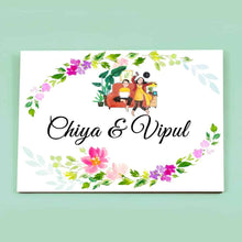 Load image into Gallery viewer, Handpainted Customized Name plate - Dancing Girl Name Plate - rangreli
