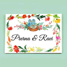 Load image into Gallery viewer, Handpainted Customized Name Plate - Bird Family Name Plate

