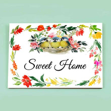 Load image into Gallery viewer, Handpainted Customized Name Plate - Bird Family Name Plate - rangreli
