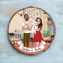 Load image into Gallery viewer, Handpainted Personalized Character Bark Nameplate - rangreli
