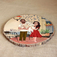Load image into Gallery viewer, Handpainted Personalized Character Bark Nameplate - rangreli
