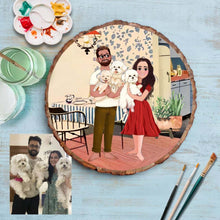 Load image into Gallery viewer, Handpainted Personalized Character Bark Nameplate - rangreli
