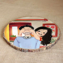 Load image into Gallery viewer, Handpainted Personalized Character Bark Nameplate - rangreli
