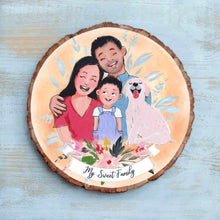 Load image into Gallery viewer, Handpainted Personalized Character Bark Nameplate - rangreli
