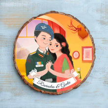 Load image into Gallery viewer, Handpainted Personalized Character Bark Nameplate - rangreli
