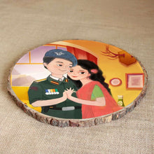 Load image into Gallery viewer, Handpainted Personalized Character Bark Nameplate - rangreli
