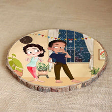 Load image into Gallery viewer, Handpainted Personalized Character Bark Nameplate - rangreli
