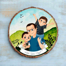 Load image into Gallery viewer, Handpainted Personalized Character Bark Nameplate - rangreli
