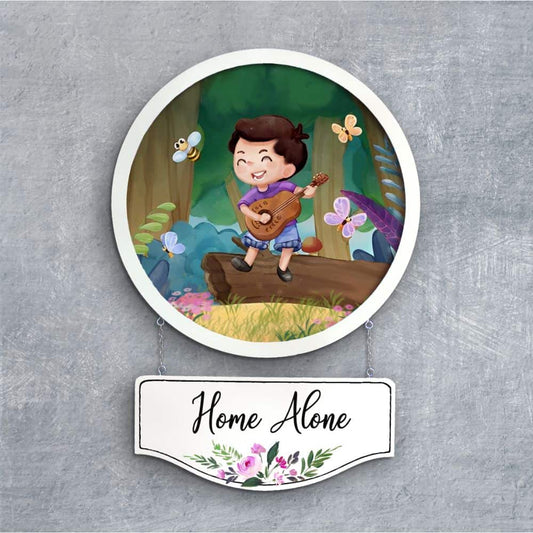 Handpainted Personalized Character Nameplate Home Alone- Full frame - rangreli