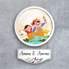 Load image into Gallery viewer, Handpainted Personalized Character Nameplate Kidz3- Full frame
