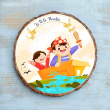 Load image into Gallery viewer, Handpainted Personalized Character Bark Nameplate - rangreli
