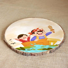Load image into Gallery viewer, Handpainted Personalized Character Bark Nameplate - rangreli
