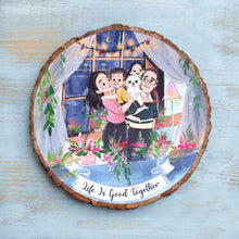 Load image into Gallery viewer, Handpainted Personalized Character Bark Nameplate - rangreli
