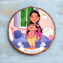 Load image into Gallery viewer, Handpainted Personalized Character Bark Nameplate - rangreli
