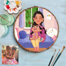 Load image into Gallery viewer, Handpainted Personalized Character Bark Nameplate - rangreli
