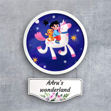 Load image into Gallery viewer, Handpainted Personalized Character Nameplate Kidz7- Full frame - rangreli
