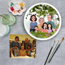 Load image into Gallery viewer, Handpainted Personalized Character Family Nameplate - Full frame
