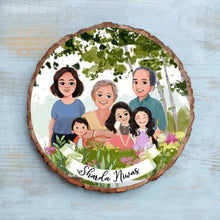 Load image into Gallery viewer, Handpainted Personalized Character Bark Nameplate - rangreli
