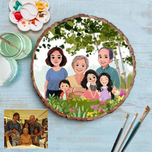 Load image into Gallery viewer, Handpainted Personalized Character Bark Nameplate - rangreli
