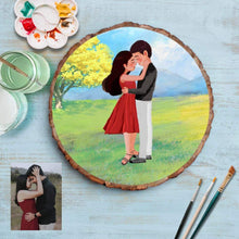 Load image into Gallery viewer, Handpainted Personalized Character Bark Nameplate - rangreli
