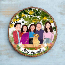 Load image into Gallery viewer, Handpainted Personalized Character Bark Nameplate - rangreli
