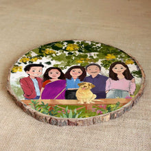 Load image into Gallery viewer, Handpainted Personalized Character Bark Nameplate - rangreli
