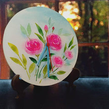 Load image into Gallery viewer, Floral Blast Table Clock - rangreliart
