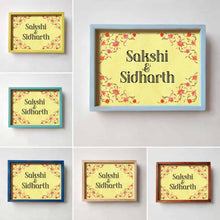 Load image into Gallery viewer, Printed Framed Name plate -  Red Veli
