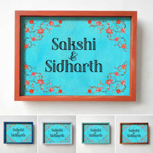 Load image into Gallery viewer, Printed Framed Name plate -  Red Veli
