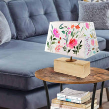 Load image into Gallery viewer, Rectangle Table Lamp - Floral Bliss Lamp Shade
