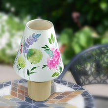 Load image into Gallery viewer, Cone Table Lamp - Floral Magic Lamp Shade - rangreliart
