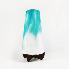 Load image into Gallery viewer, teal table lamp
