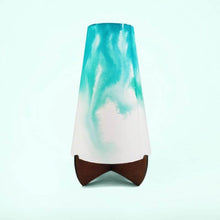 Load image into Gallery viewer, teal table lamp
