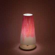 Load image into Gallery viewer, Cone Table Lamp - Pink Ombre Lamp Shade - rangreliart
