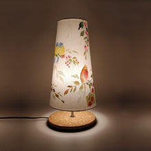 Load image into Gallery viewer, hand painted floral table lamp
