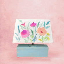 Load image into Gallery viewer, Rectangle Table Lamp - Flower Garden Lamp Shade

