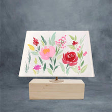 Load image into Gallery viewer, Rectangle Table Lamp - Flower Garden Lamp Shade
