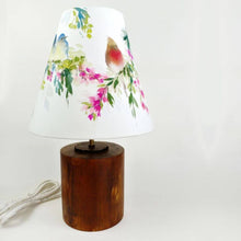 Load image into Gallery viewer, Cone Table Lamp - Perching Birds Lamp Shade
