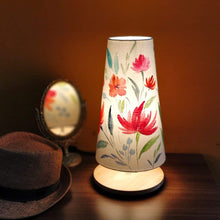 Load image into Gallery viewer, Cone Table Lamp - Lilies Lamp Shade - rangreli
