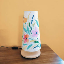 Load image into Gallery viewer, Cone Table Lamp - Lilies Lamp Shade - rangreli
