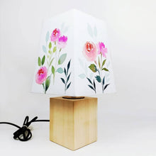 Load image into Gallery viewer, Stylish floral multicolour table lamp for bedroom
