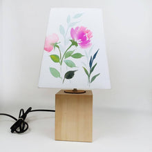 Load image into Gallery viewer, Empire Table Lamp - Floral Magic Lamp Shade - rangreliart
