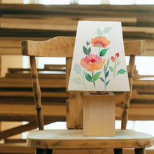 Load image into Gallery viewer, Empire Table Lamp - Floral Magic Lamp Shade - rangreliart
