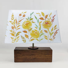 Load image into Gallery viewer, Rectangle Table Lamp - Yellow Monochrome Lamp Shade | Rangreli
