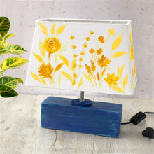Load image into Gallery viewer, Rectangle Table Lamp - Yellow Monochrome Lamp Shade - rangreli

